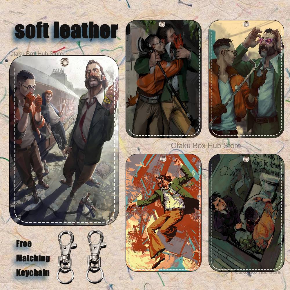 Leather Working - Game D-Disco E-Elysiums Holder Keychain For