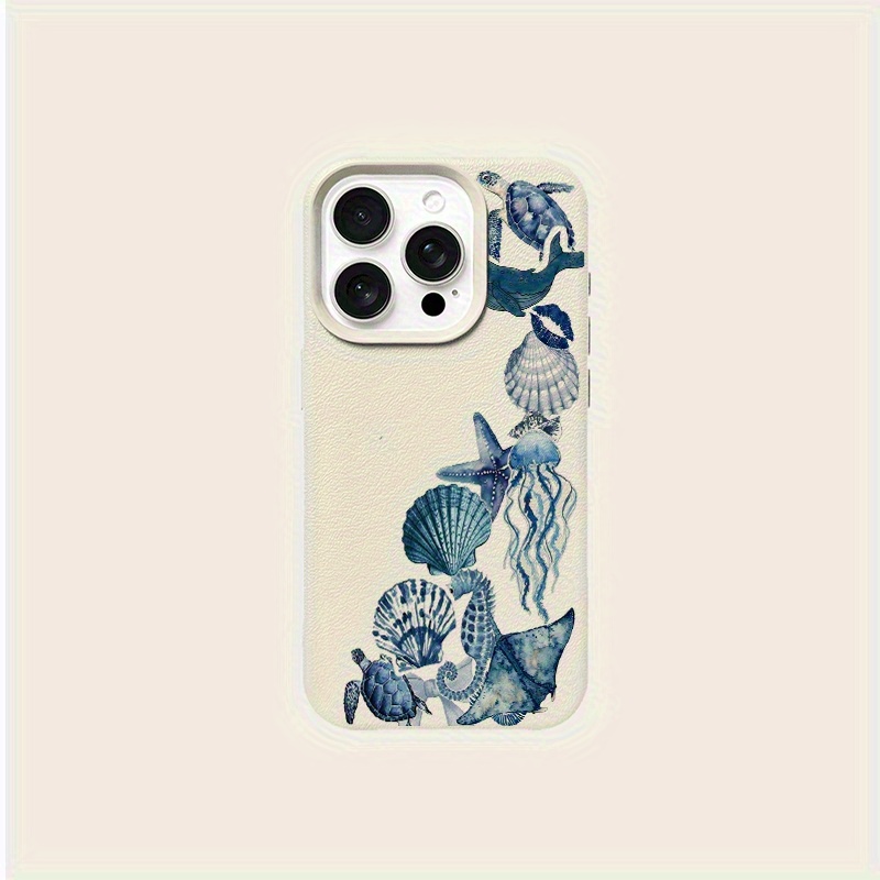 Watercolor Floral Jellyfish Bl - Leatherwork Drawing 评论和价格
