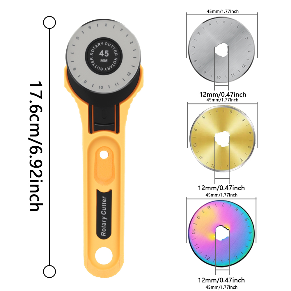45mm Rotary Fabric Cutter Leat - Leatherwork Accessories 评论和价格