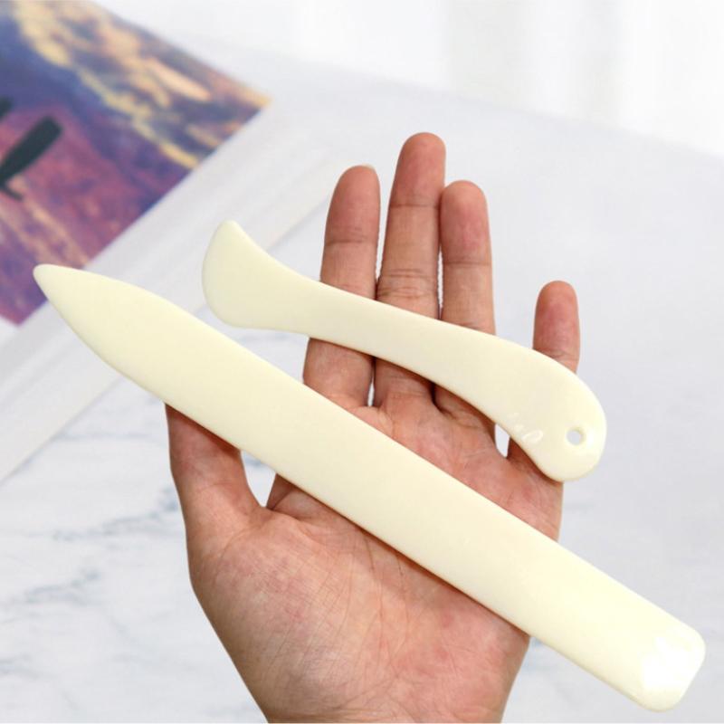 Leather Craft Bone Folder 2Pcs - Leatherwork Accessories 评论和价格