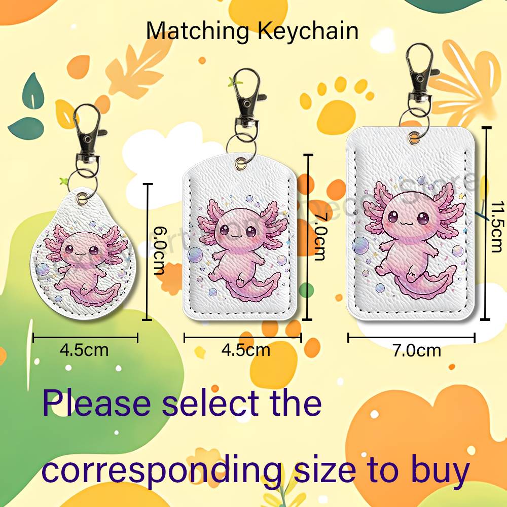 Cute pink A-Axolotl Cartoon Ho - Leather Working 评论和价格