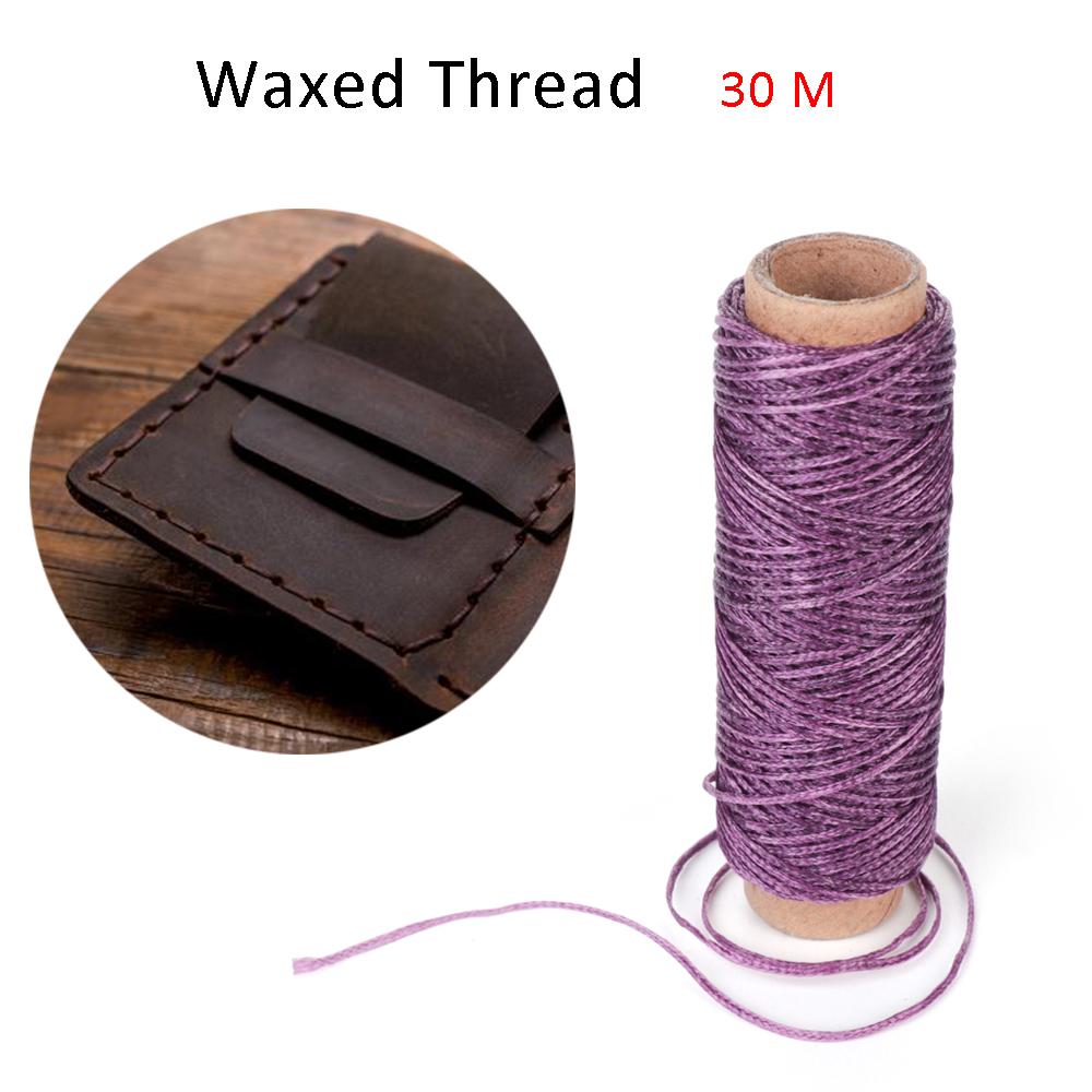 30m/roll Waxed Thread Cotton C - Leatherwork Accessories 评论和价格